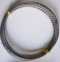 Drahtringe 18 cm Wellenringe aus Flachdraht 10 Stück