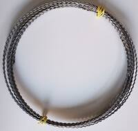 Drahtringe 22 cm Wellenringe aus Flachdraht 10 Stück