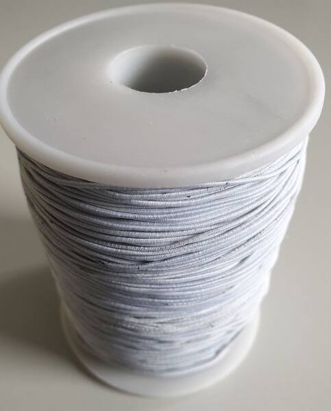 Gummi weiß 1mm x 200 m lang