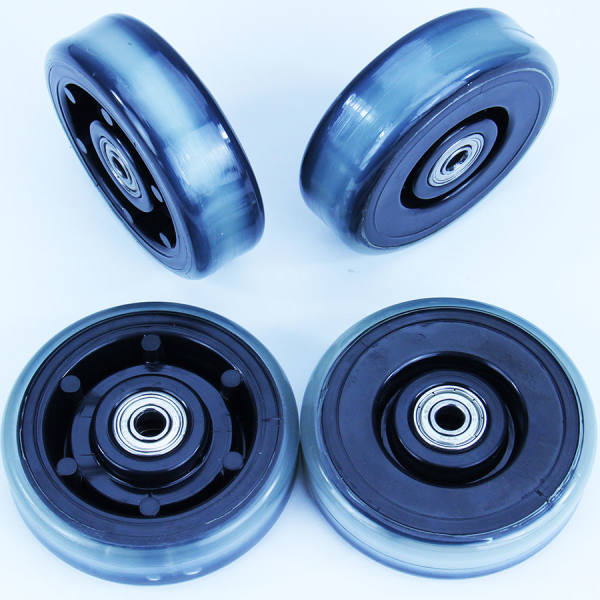 4 Ersatzräder Rollkoffer Ø 85 mm mit Kugellager