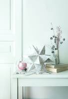 Faltblätter weiß Schneeflocken Transparent 20...