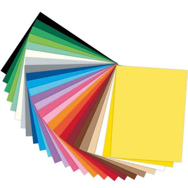Tonpapier 130g/m², A3, 25 Blatt Tonzeichenpapier Sonderedition Sortiment