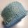 Juteband hellblau Gitterband Rupfenband Rolle 10 m lang, 5 cm breit