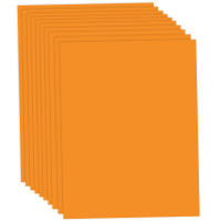 Fotokarton orange, 50x70cm, 10 Bögen, 300 g/m²