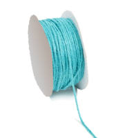 Makramee Schnur Jute türkis 50 m x 2mm 1 Rolle...