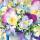Papierservietten Blumen Veilchen flieder lila 3-lagig, 33x33 cm, 20 Stück