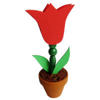 Tontöpfchen klein 6 Stück Ø 5,5, Höhe 5 cm Terracotta Blumentöpfchen