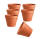 Tontöpfchen klein 6 Stück Ø 5,5, Höhe 5 cm Terracotta Blumentöpfchen