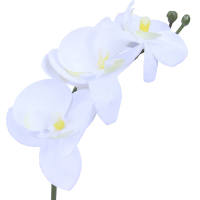 Orchidee Dekoblume creme mit Blumentopf Ø 9cm x 35 cm Geschenkblumen