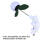Orchidee Dekoblume creme mit Blumentopf Ø 9cm x 35 cm Geschenkblumen