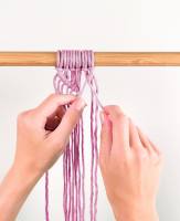 Makramee Set BOHO für Wandbehang & Wimpel Girlande Knüpfset