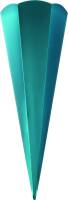 Schultüten Rohling irisierend blau 68 cm Ø 20...