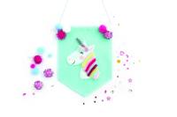 Chenilledraht Bastelset Einhorn 227 Teile / UNICORN Pfeifenputzer Pompon