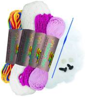 Mini Häkel-Set Einhorn 12-14cm Strickset...