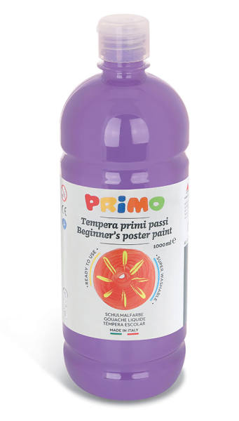 Plakatfarbe 1l violett lila Primo Schulmalfarbe Temperafarbe Gouachefarbe Wasserfarbe