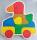 Puzzle Ente Holzpuzzle mit großen Teilen 12 tlg. und Tablett