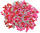 Filzherzen rot pink grau selbstklebend 300 Stück.ca. 2,5x2cm