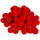 Pompon rot 15 mm 60 Stk