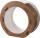 Laternenrohlinge braun rund Ø 22 x 10 cm | 5 Stück zum Stecken 400g/m²