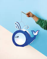 Laternenrohlinge schwarz rund Ø 22 x 10 cm | 5...