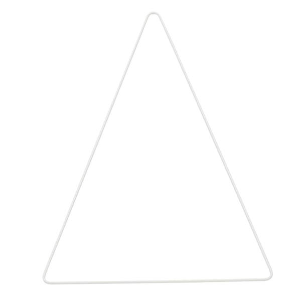 Metall Dreieck 20 x 30 cm weiss Mobile Drahtstern Tannenbaum