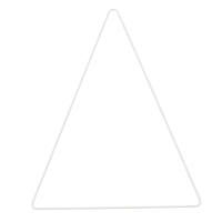 Metall Dreieck 20 x 30 cm weiss Mobile Drahtstern Tannenbaum