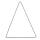 Metall Dreieck 20 x 30 cm schwarz Mobile Drahtstern Tannenbaum