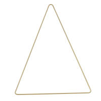 Metall Dreieck 20 x 30 cm gold Mobile Drahtstern Tannenbaum