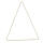 Metall Dreieck 20 x 30 cm gold Mobile Drahtstern Tannenbaum