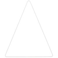Metall Dreieck 25 x 40 cm weiss Mobile Drahtstern Tannenbaum