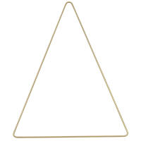 Metall Dreieck 25 x 40 cm gold Mobile Drahtstern Tannenbaum