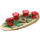 Adventskranz Bastelset ca. 32-40 cm lang mit Teelichthalter rot