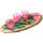 Adventskranz Bastelset ca. 32-40 cm lang mit Teelichthalter rosa