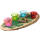 Adventskranz Bastelset ca. 32-40 cm lang mit Teelichthalter bunt