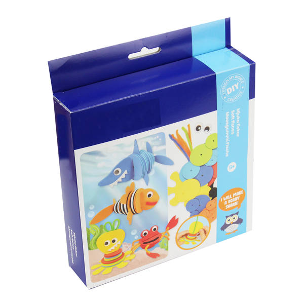 Bastelset Moosgummi Figuren mit Anleitung