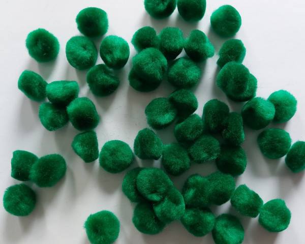 Pompon grün 20mm 50 Stk,