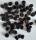 Pompon schwarz 15mm 60 Stk,
