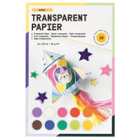 Transparentpapierheft 10 Blatt, 20x30 cm, 42g/m²