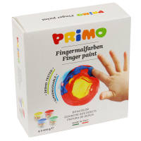 Fingermalfarben Set 4 x 100g dermatologisch getestet super waschbar PRIMO