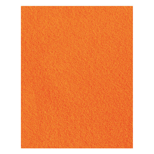 Bastelfilz stark in orange, 30x45 cm, 1 Bogen, 3,5 mm