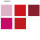 Bastelfilz Ton in Ton Mix rot - 10 Blatt, 20 x 30 cm Filz Set