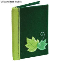 Bastelfilz Ton in Ton Mix grün - 10 Blatt, 20 x 30 cm, 150 g m² Filz Set