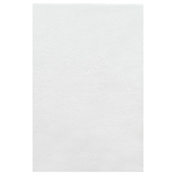 Filzbogen weiß, 20 x 30 cm, 1,5 mm, 150 g m², 10 Bögen