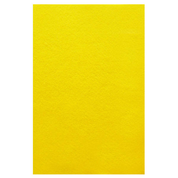 Filzbogen bananengelb, 20 x 30 cm, 1,5 mm, 150 g m², 10 Bögen