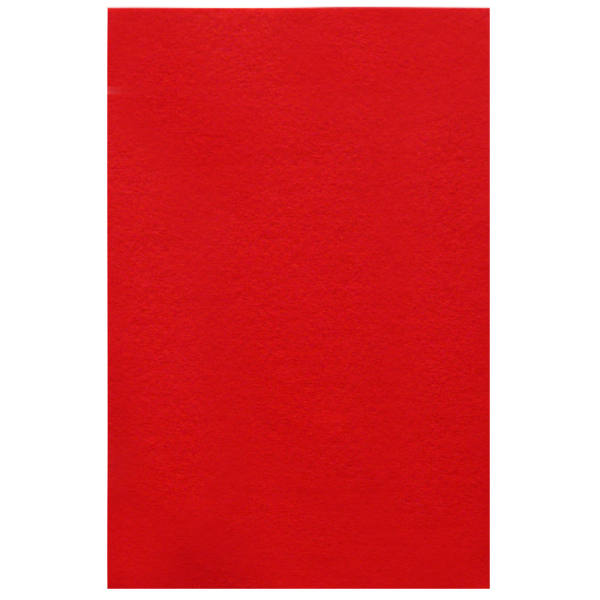 Filzbogen hochrot, 20 x 30 cm, 1,5 mm, 150 g m², 10 Bögen
