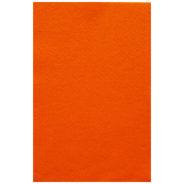 Filzbogen orange, 20 x 30 cm, 1,5 mm, 150 g m², 10 Bögen
