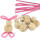 trendmarkt24 DIY Osterhasen basteln 10ner Set pink bastel Idee | Bastelset