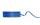 Satinband blau, royalblau Rolle 3mm breit, 50m lang