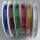 Satinband 6mm Set bunt 6 Rollen  je 6mm breit 25m lang Doppelsatinbänder