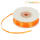 Satinband orange Rolle 3mm breit, 50m lang